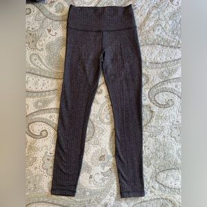 Lululemon Wunder Under Hi-Rise 7/8 Tight 25" Heathered Herringbone Heathered
